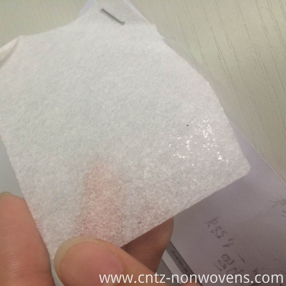GAOXIN chemical bond scatter polyester nonwoven fusible interlining